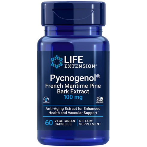 Pycnogenol French Maritime Pine Bark Extract 60 Capsules-Life Extension-Matakana Pharmacy
